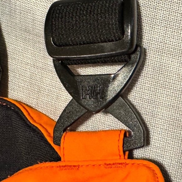 Helly Hansen Kids Insulated Ski Bib Pants K Rider Style EU92cm (2T) Orange Black - Picture 16 of 16